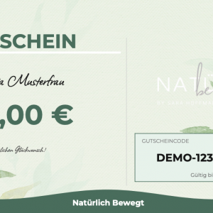 Wertgutschein zum Verschenken (personalisierbar)